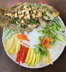 Cá tai tượng chiên xù 